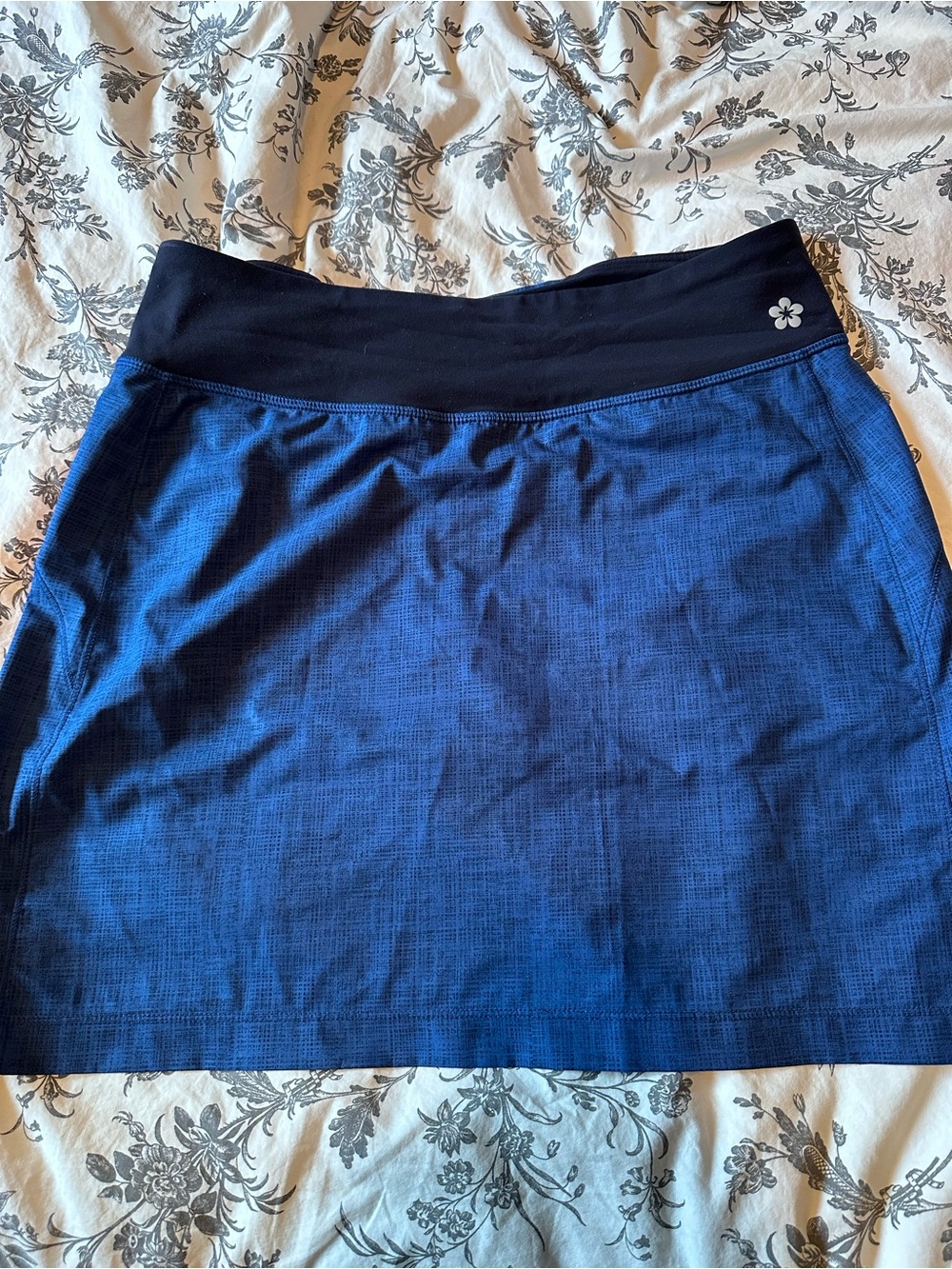 Tuff Athletics Navy Blue Mini Skort with Navy Waistband